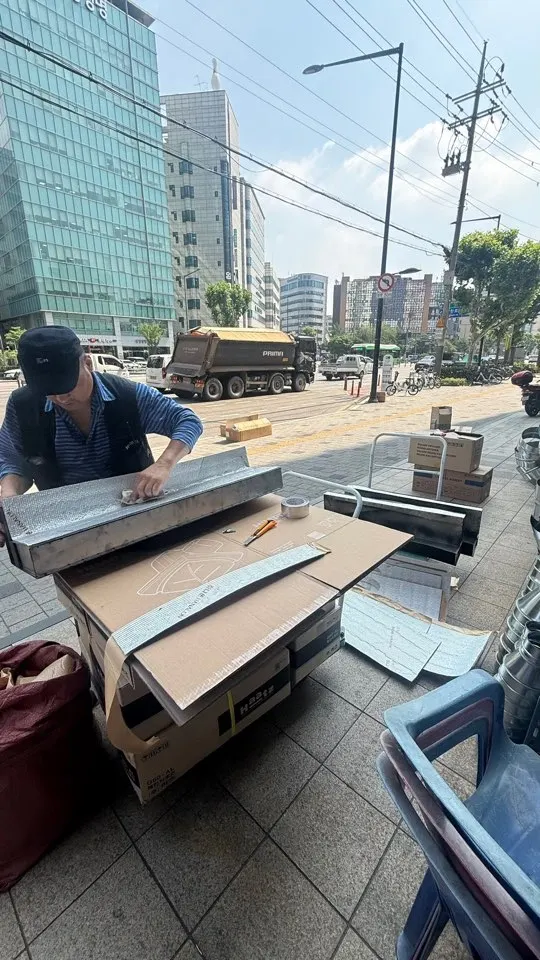 안양 전열교환기연동 현장 사진